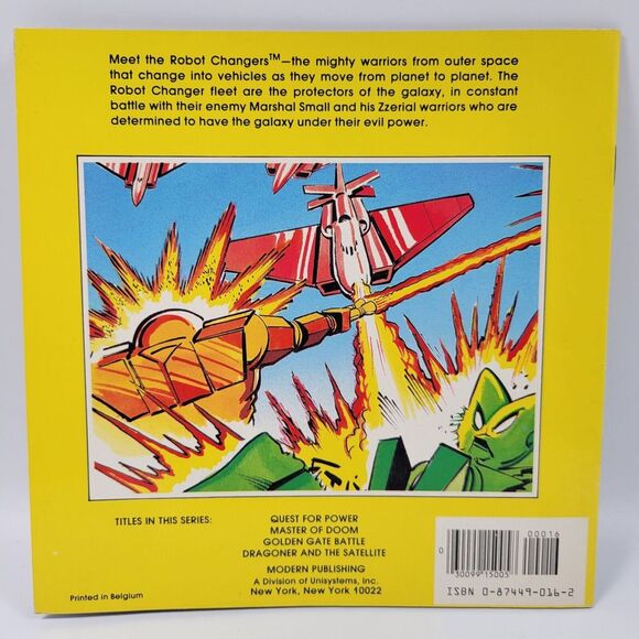VTG Robot Changer Quest For Power Modern Picture Book Joshua Morris 1985 - Picture 2 of 6